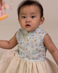 Jersey Luna Tulle Onesie - Blue Fans