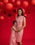 Peony Cheongsam - Pink Teapots