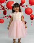 Flora Dress - Cream Lucky Coins