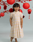 Giselle Cheongsam - Cream Lucky Coins