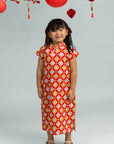 Cheongsam - Red Lucky Coins