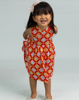 Flare Cheongsam - Red Lucky Coins