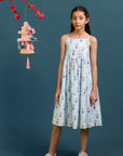 Summer Dress - Turquoise Vases