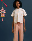 Amanda Top - Cream Floral Bamboo