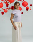 Ladies Alana Top - Pink Teal Mosaic