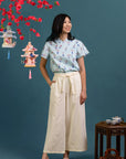 Ladies Marie Top - Turquoise Vases