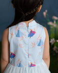 Wren Cheongsam - Turquoise Garden Elsa