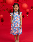 Cheongsam - Blue Lotus
