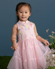 Wren Cheongsam - Pink Forest Elsa