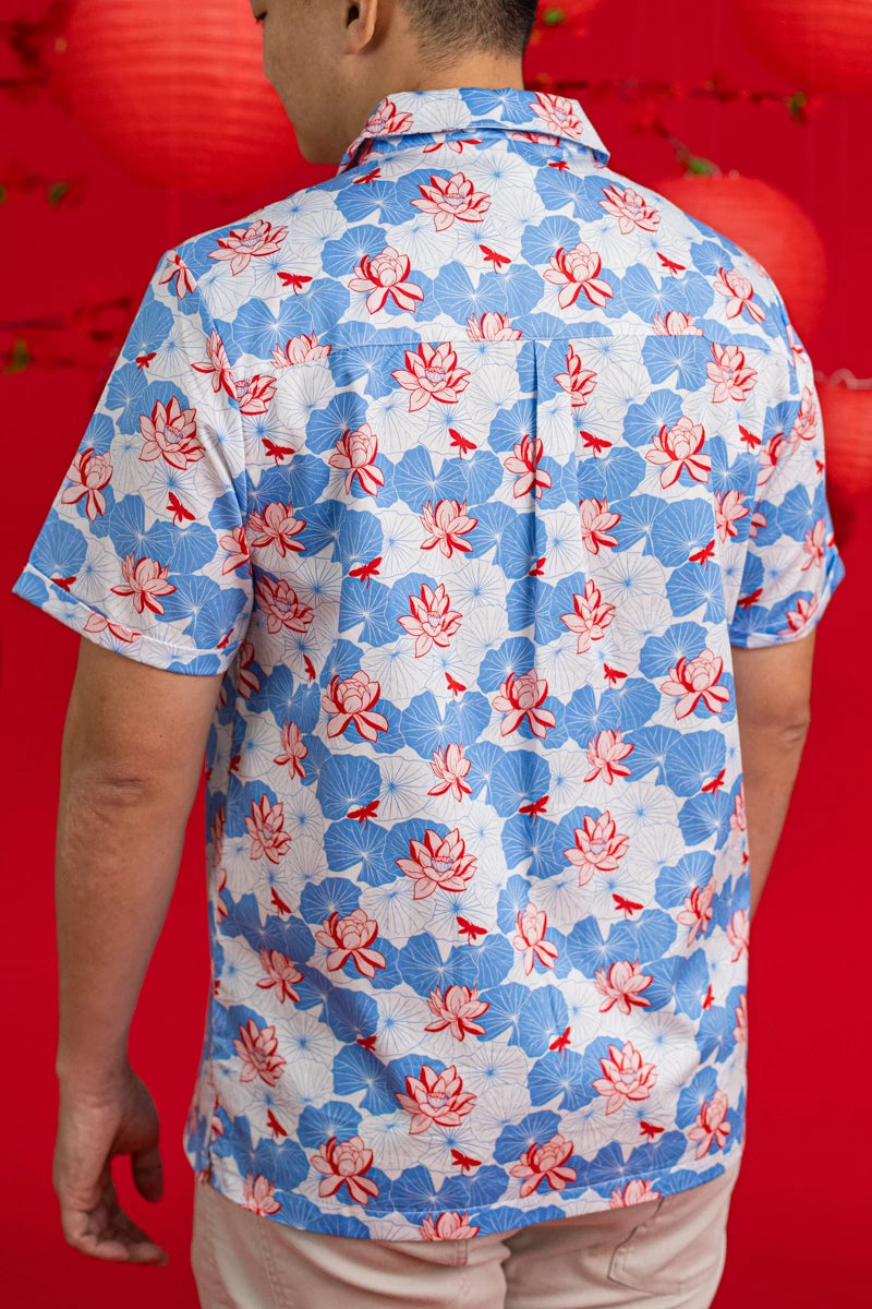 Men's Shirt - Blue Lotus