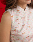 Ladies Peony Fitted Top - Meadow Horses