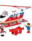 Rescue Helicopter and people
