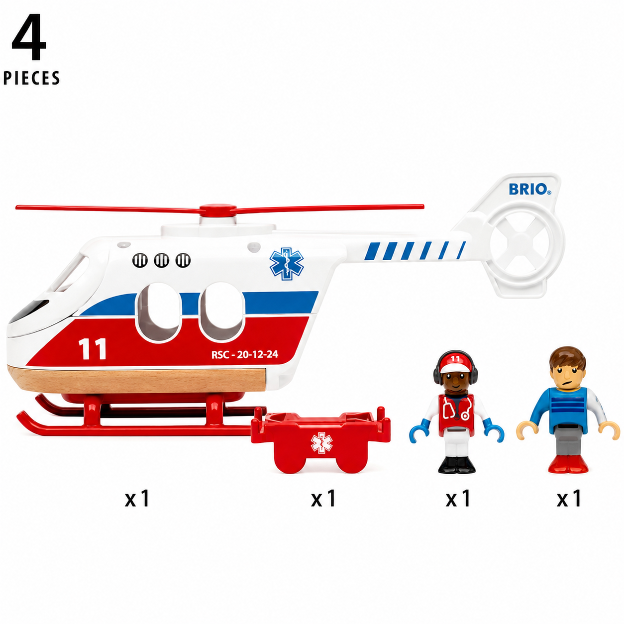 Rescue Helicopter box components