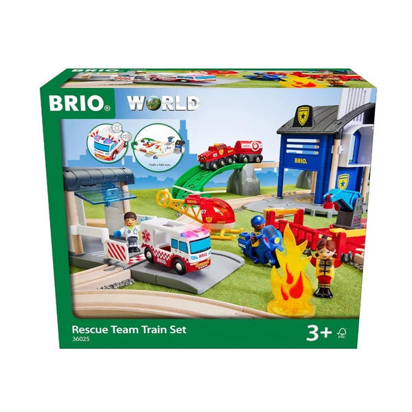 Rescue Team Train Set box