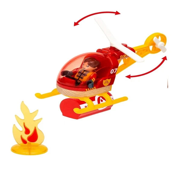 Rescue Team Train Set helicopter