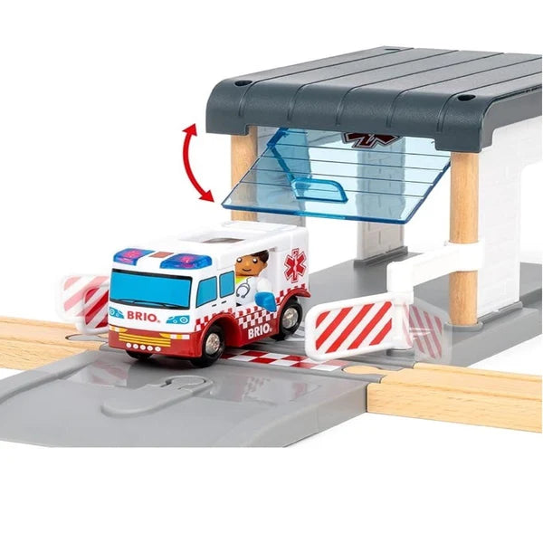 Rescue Team Train Set ambulance