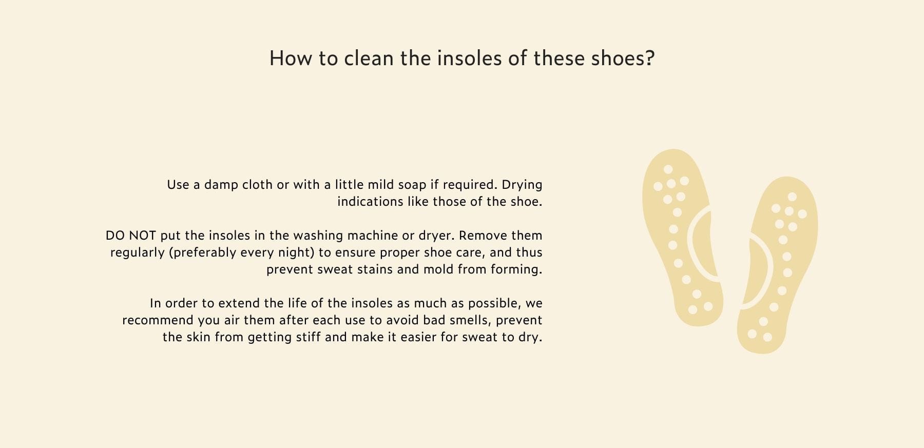 how to clean insoles.