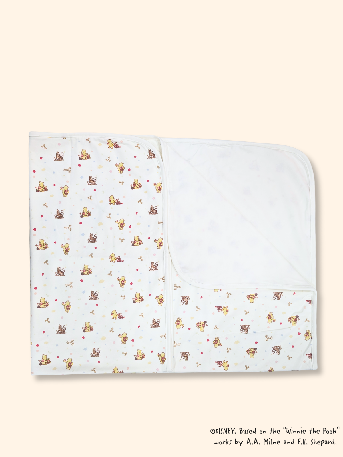 Jersey Blanket - White Harvest Pooh