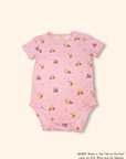 Short-Sleeve Onesie - Pink Harvest Pooh