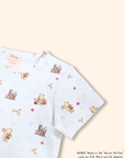 Short-Sleeve Onesie - White Harvest Pooh