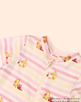 Sleepsuit - Pink Stripes Pooh