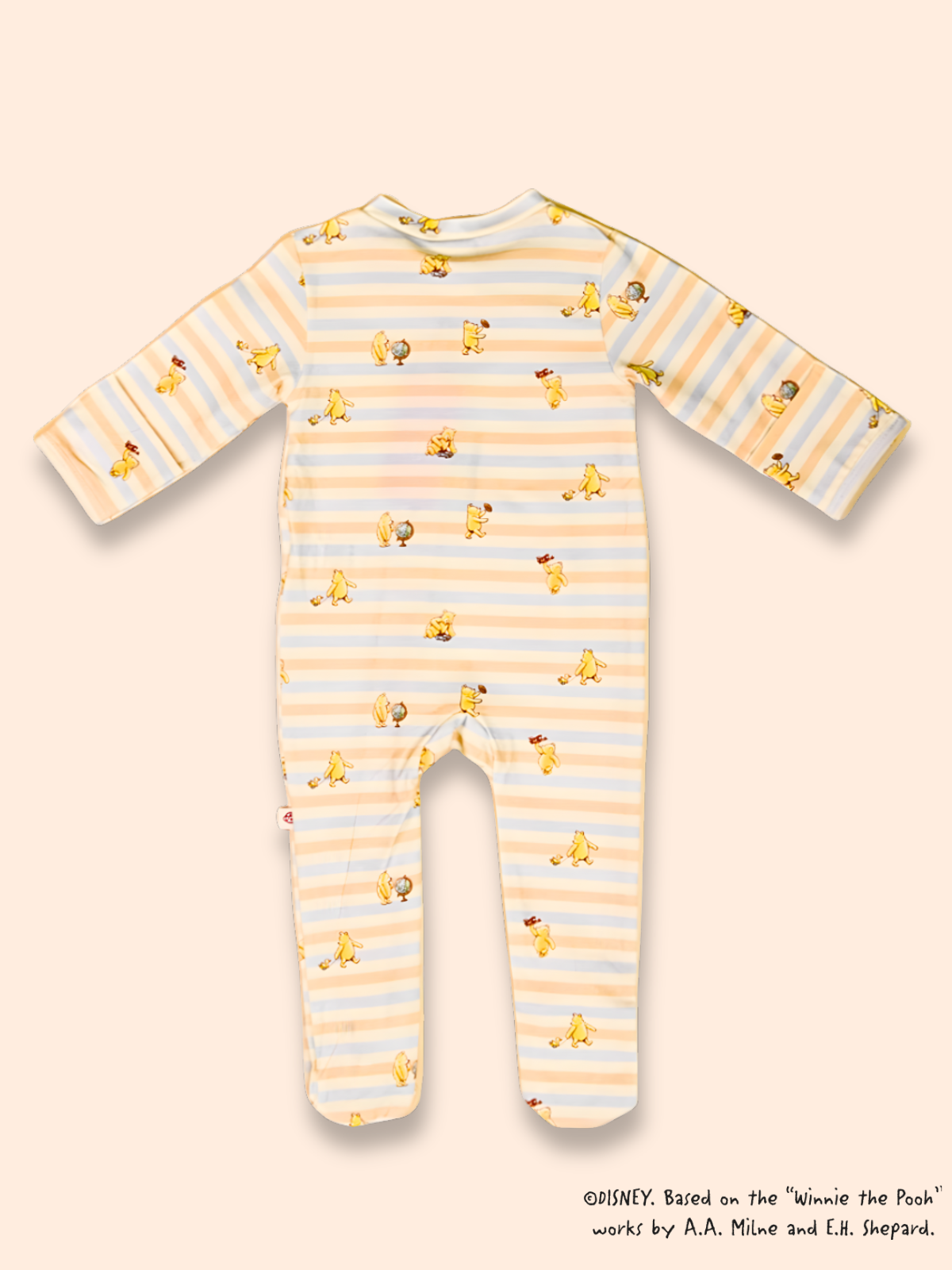 Sleepsuit - Play Stripes Pooh