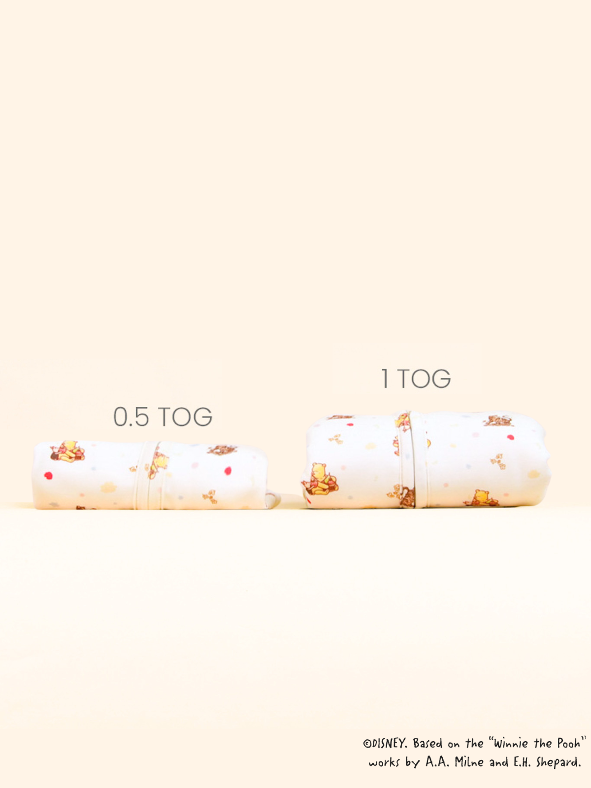 Sleeping Bag - White Harvest Pooh (1.0 TOG)