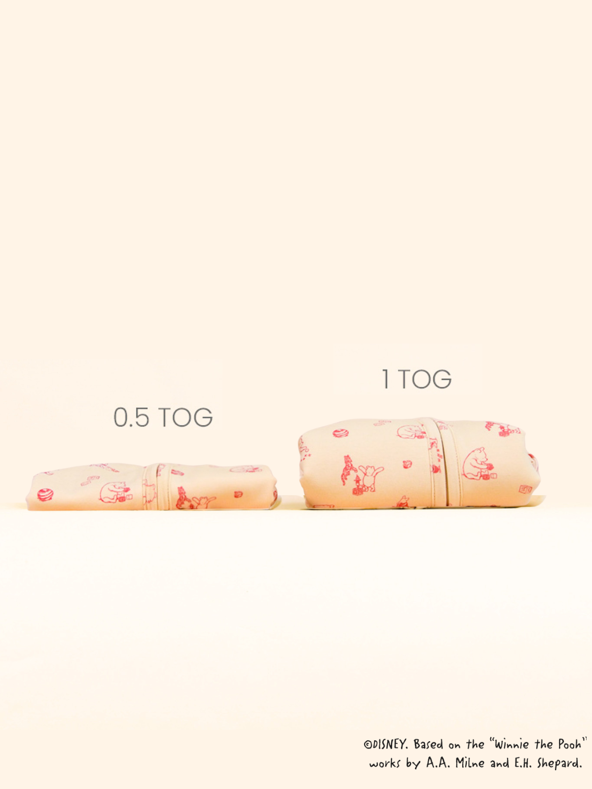 Sleeping Bag - Fuchsia Playtime Pooh (0.5 TOG)