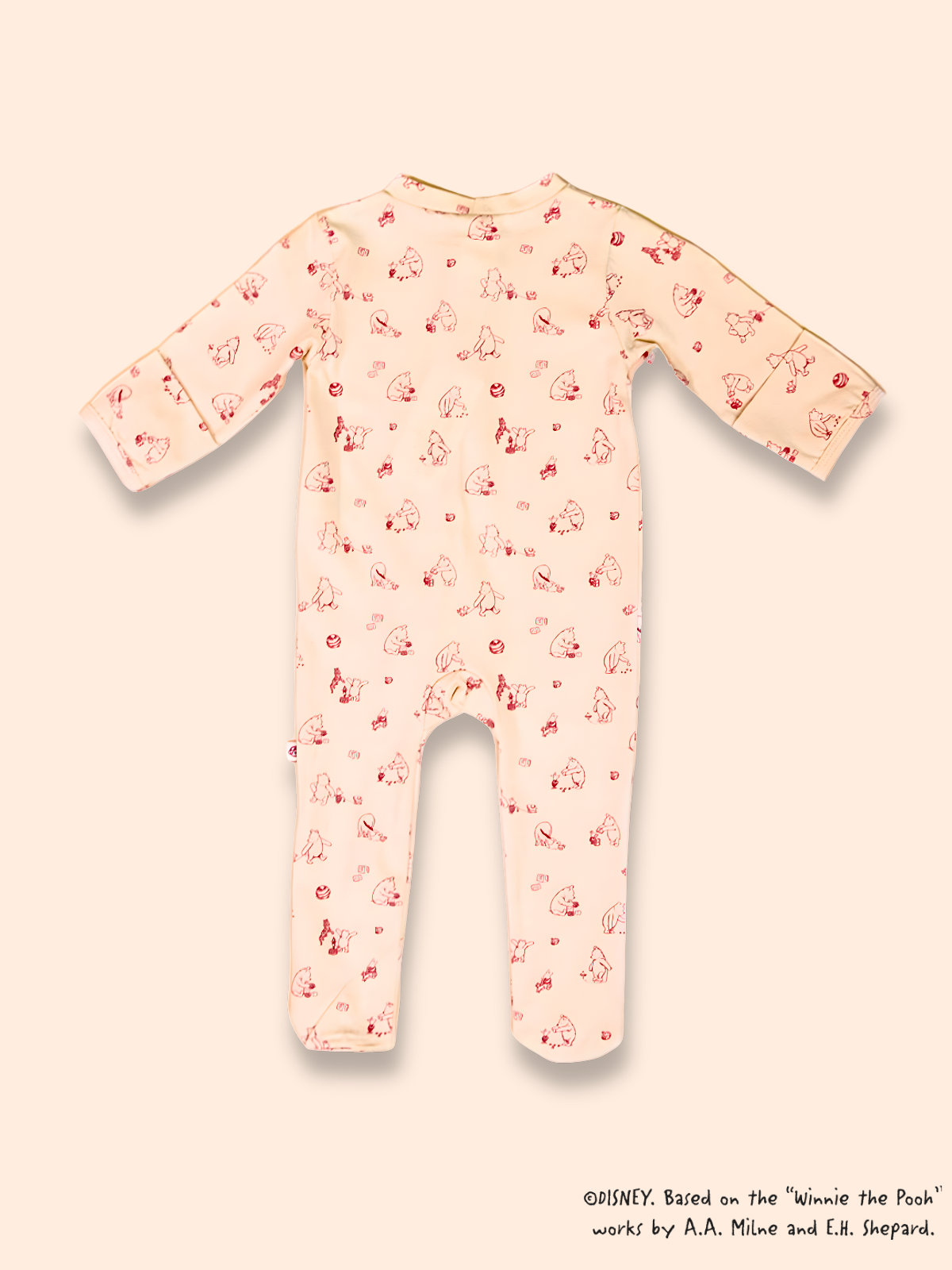Sleepsuit - Fuchsia Playtime Pooh