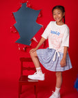 Tie-Front Crop Tee - Stitch And Scrump