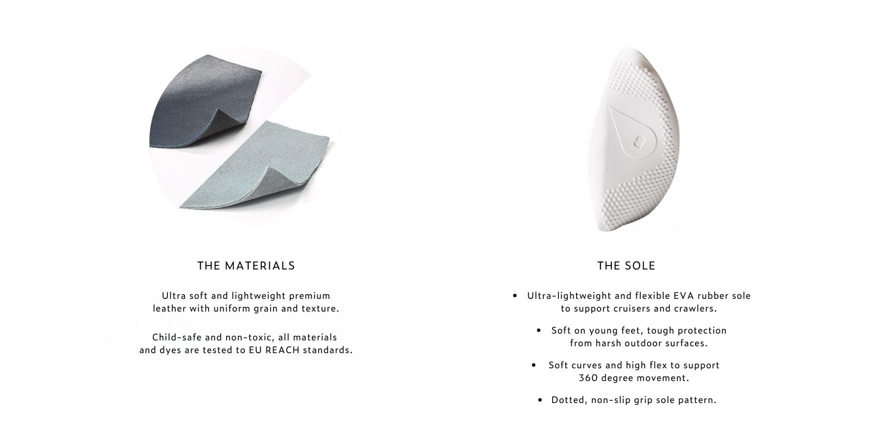 TTJ xplorer shoe materials and sole details