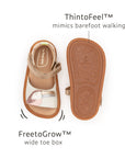 Toucan Sandal Metallic Salmon White Dream