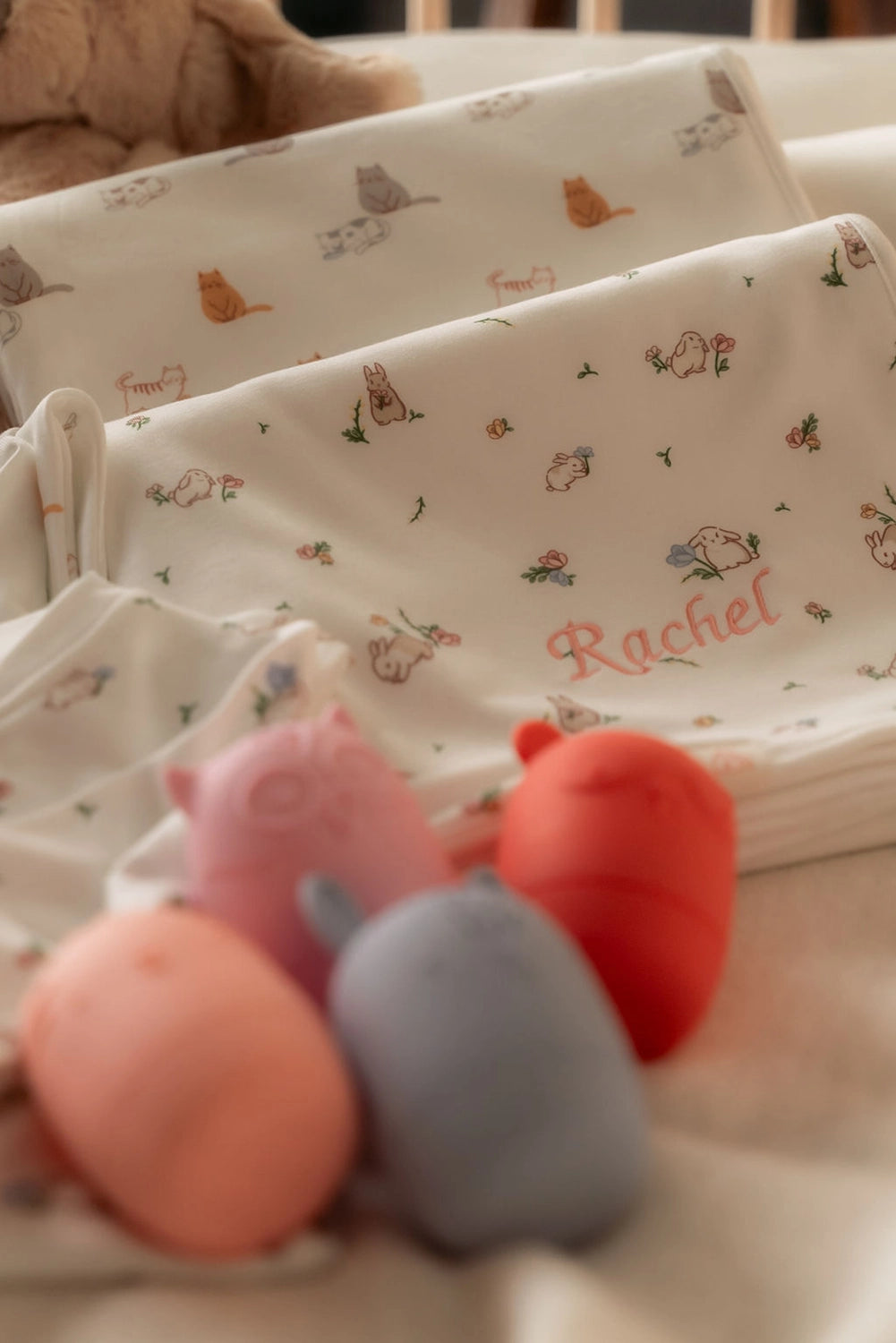 personalised embroidery blankets 