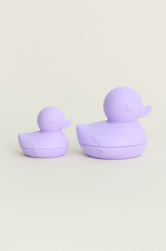Olive | Silicone Ducky Bath Toy - Lilac Set of 2 | The Elly Store