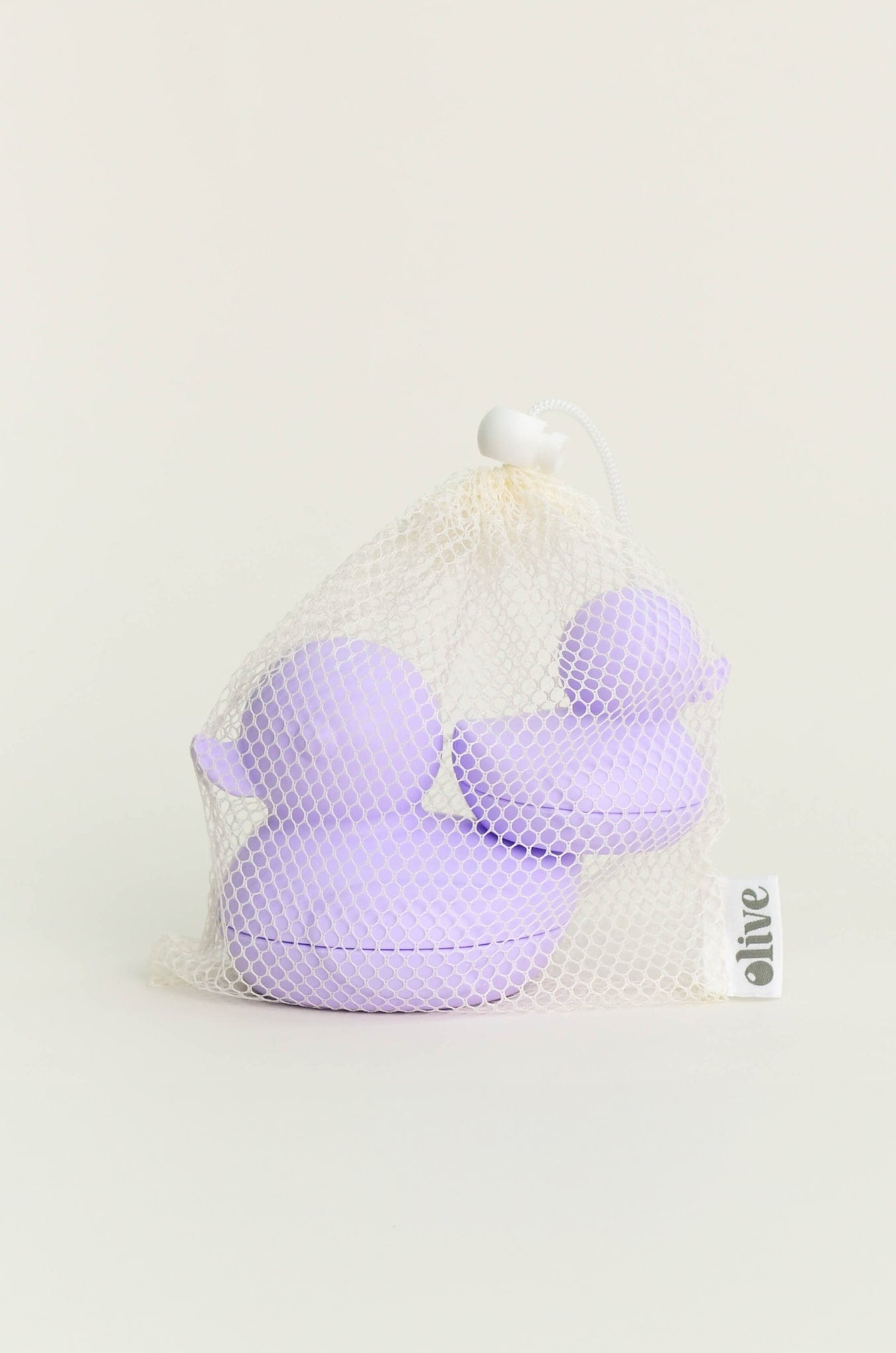 Olive | Silicone Ducky Bath Toy - Lilac Set of 2 | The Elly Store