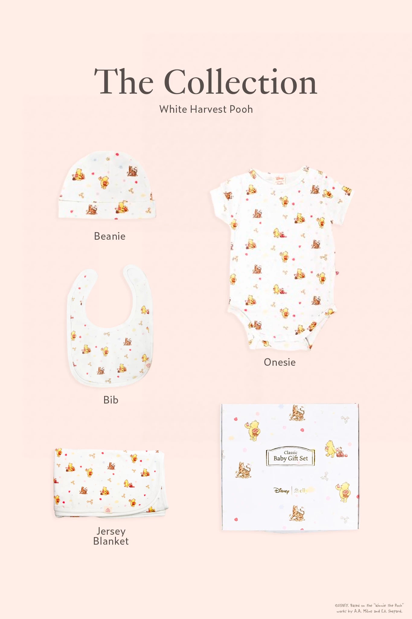 classic gift set in white harvest pooh overview