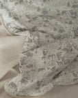 Bamboo Blanket - Grey Elephant Families