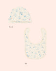 Signature Boy Gift Set beanie and bib