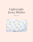 Classic blue trains pooh gift set blanket