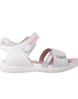 Biomecanics Bioevolution Silver Polka Dots Sandals