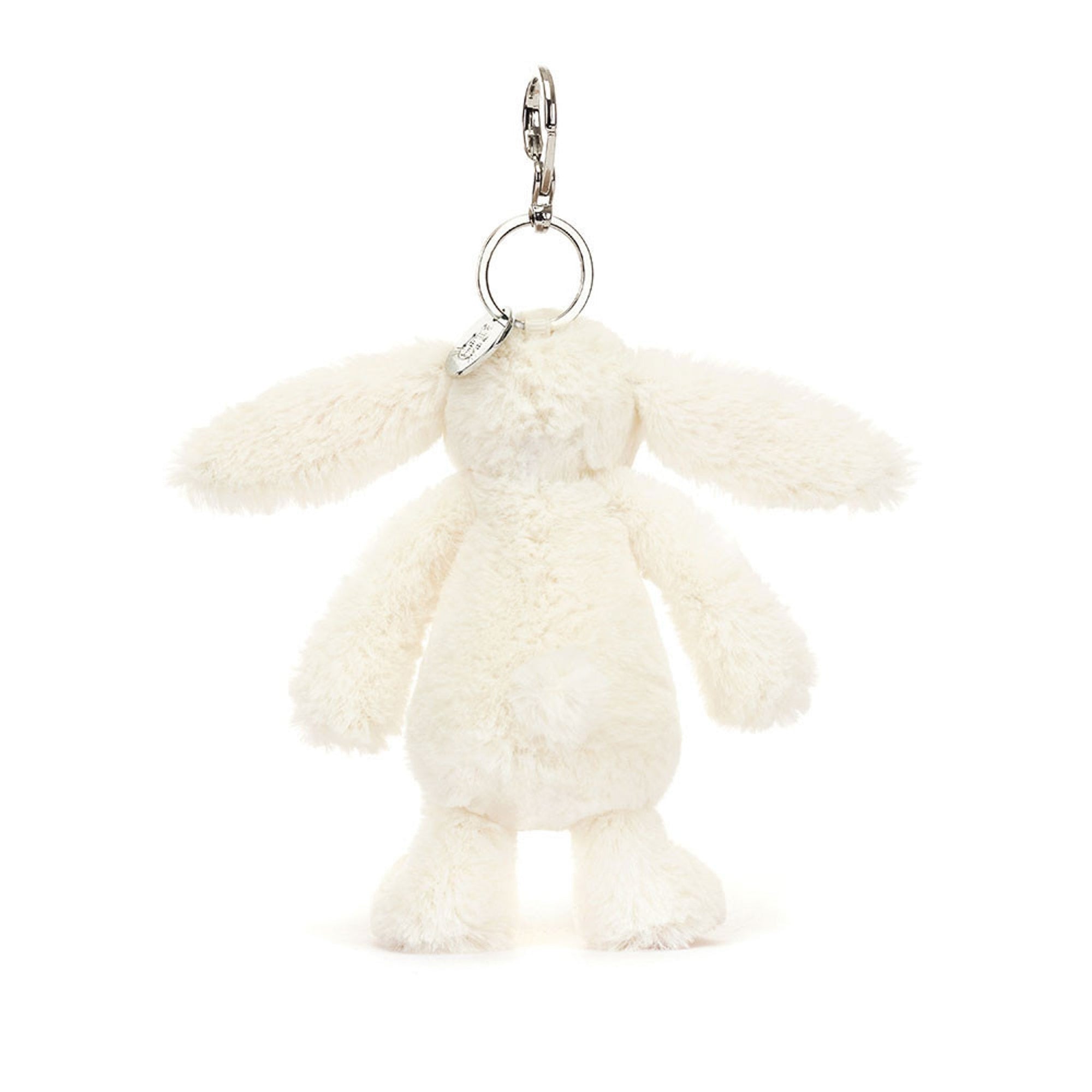 Cream bunny bag charm
