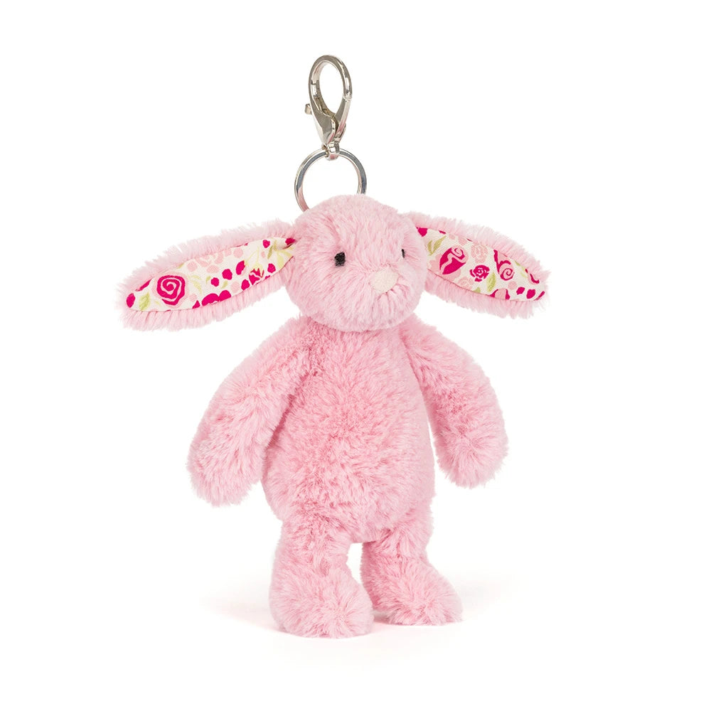 Blushkin Blossom Bunny bag charm