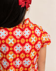 Cheongsam - Red Lucky Coins back