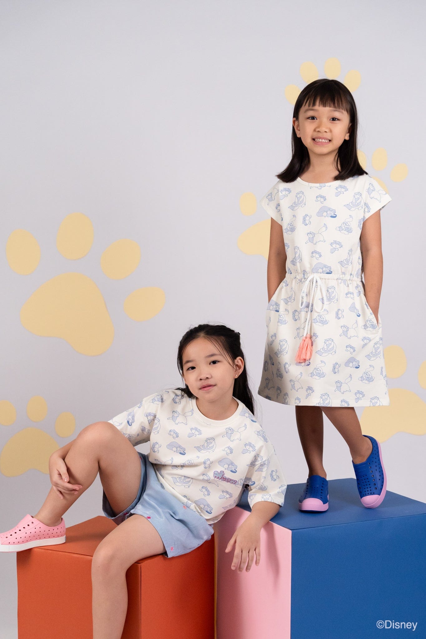 Crop Tee - Pastel Lucifer &amp; Hayley Dress - Pastel Lucifer