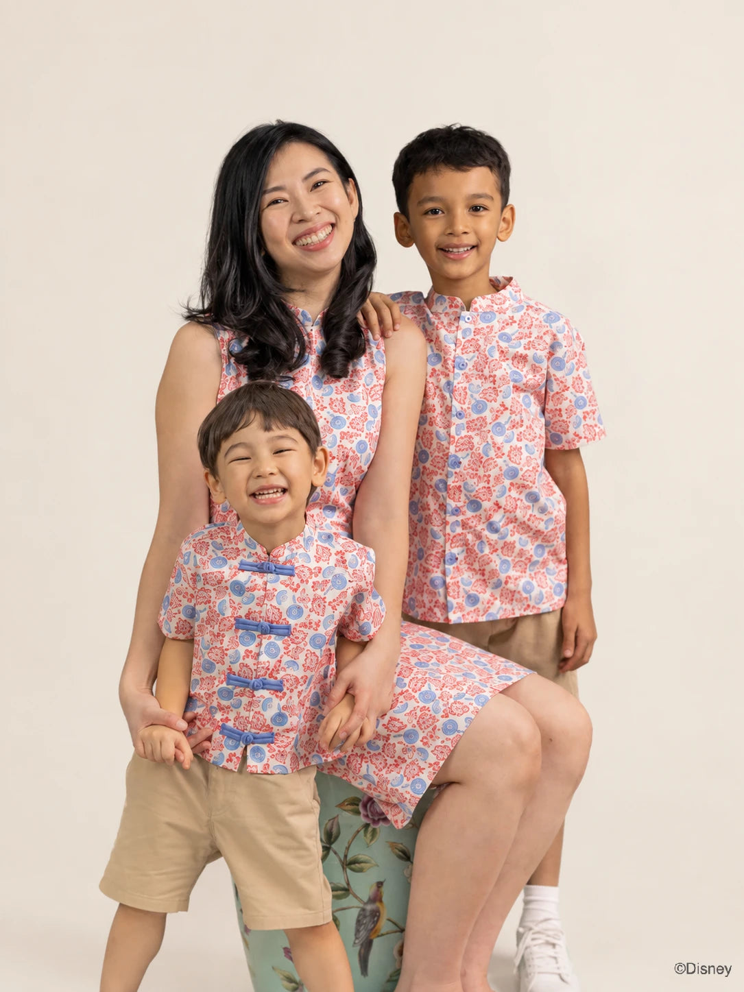 Ladies Mini Peony Cheongsam - Mickey Fanfare
