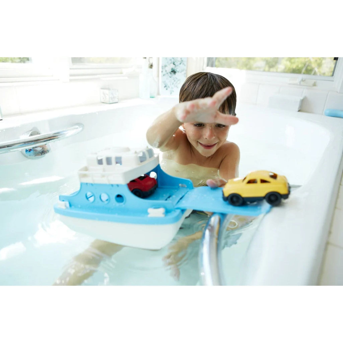 Green Toys Ferry Boat - Blue and White