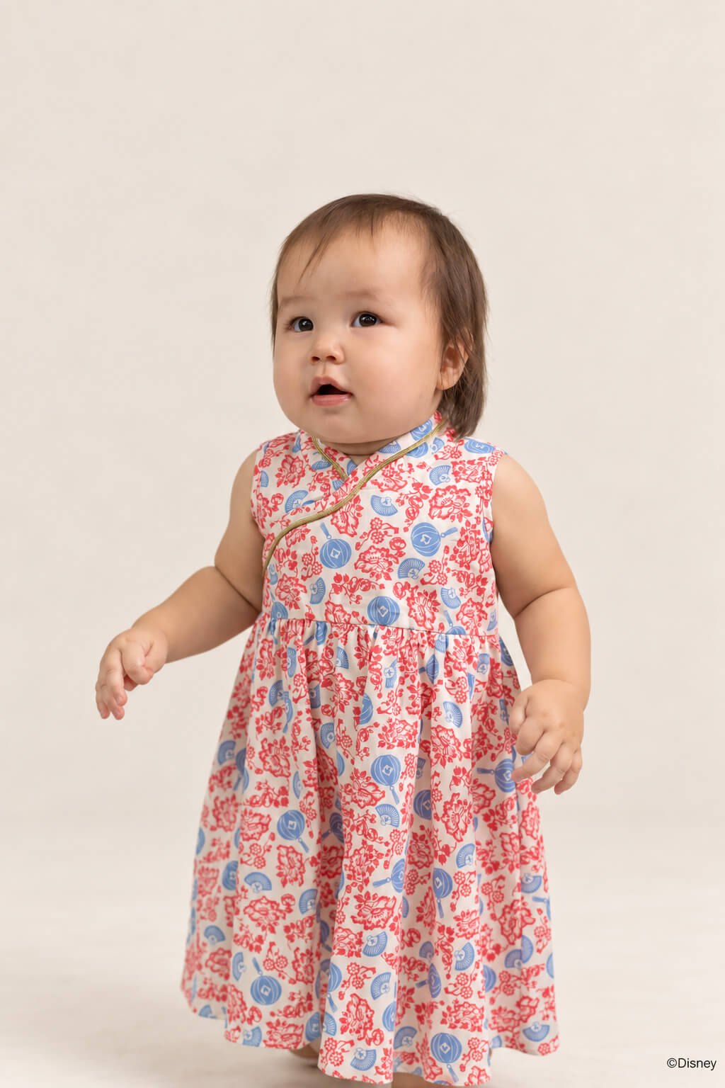 Flare Cheongsam - Mickey Fanfare