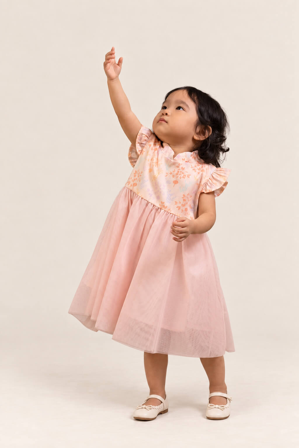 Flora Dress - Pink Floral Bamboo