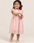 Flora Dress - Pink Floral Bamboo
