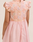 Flora Dress - Pink Floral Bamboo